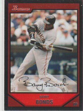 Barry Bonds 2007 Bowman S. F. Giants #237